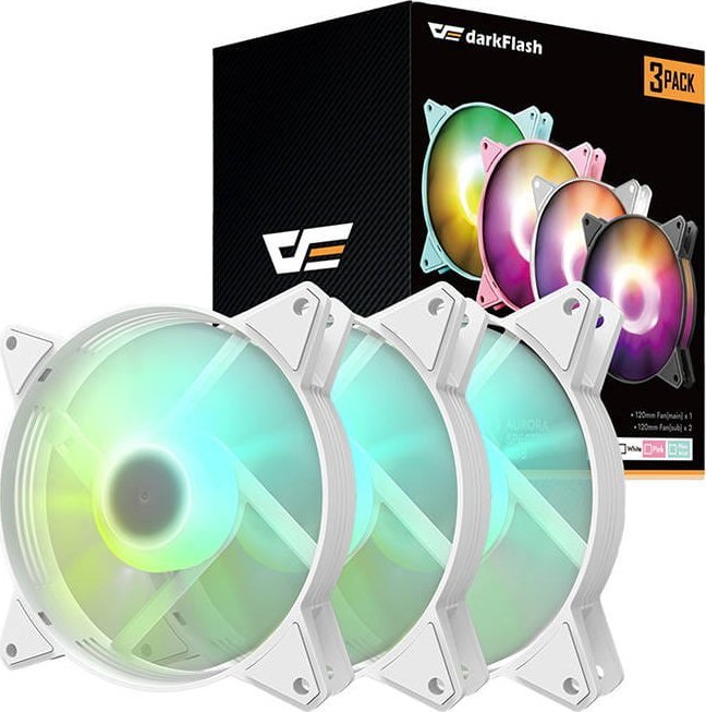 Wentylator Darkflash C6 ARGB 3-pack
