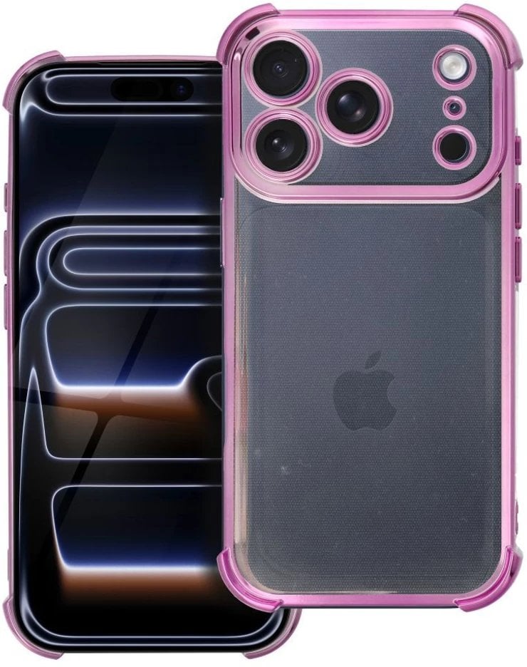 Futerał ANTISHOCK ELECTRO do IPHONE 17 Pro purpurowy