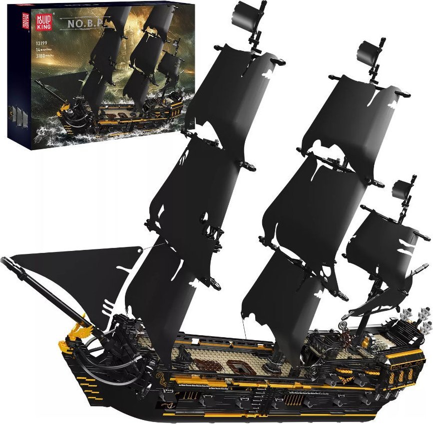 Coil Coil klocki konstrukcyjne zestaw duży 3180 elementów statek piracki