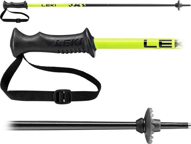 Leki LE KIJ RIDER black/yellow 075