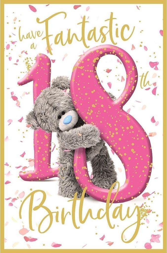 Kartka urodzinowa Have a fantastic 18th birthday