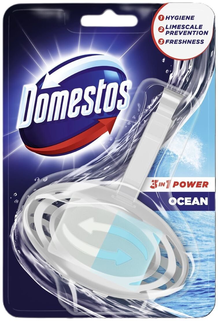 Domestos Kostka toaletowa do wc 3w1 power koszyk