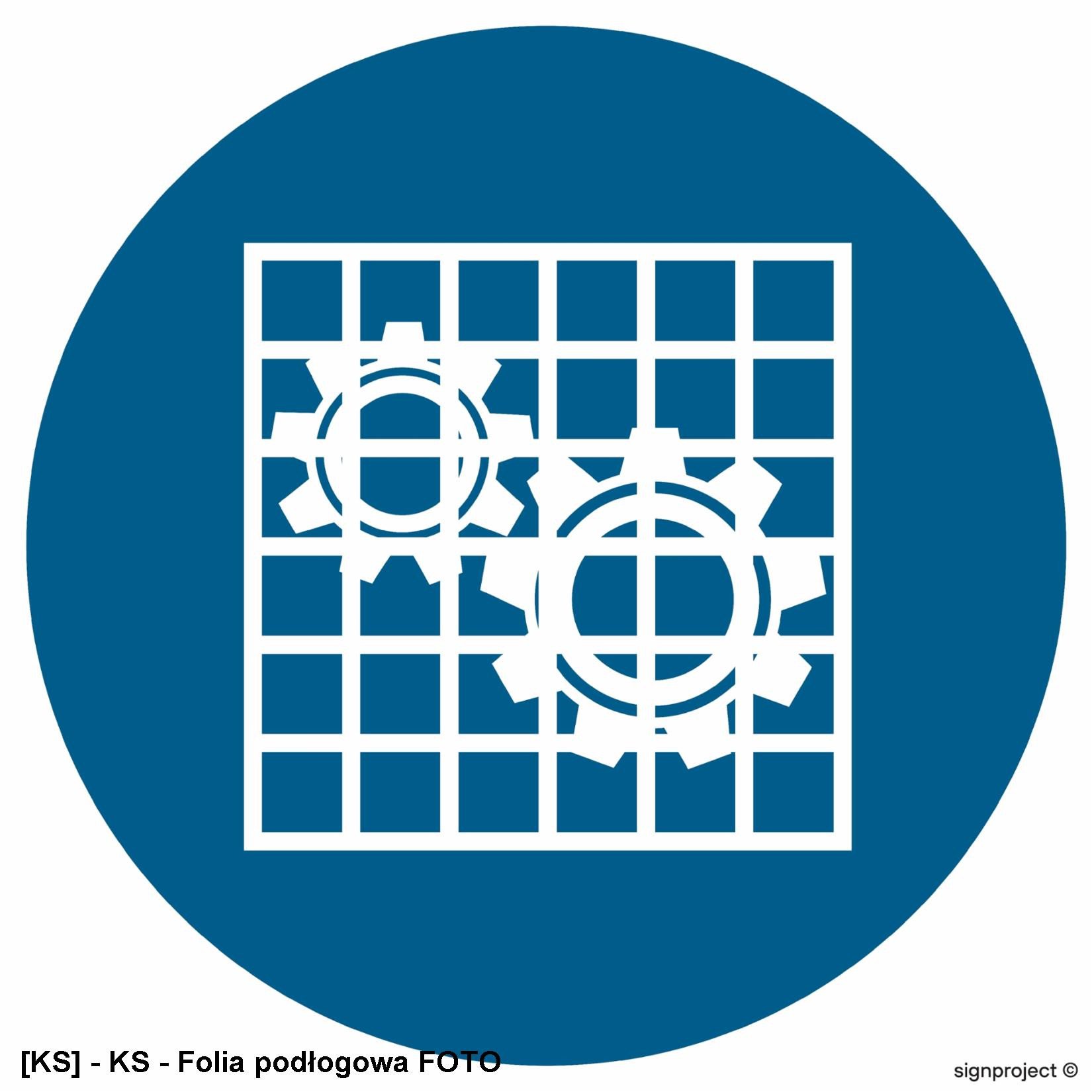 GJ027 - Nakaz stosowania osłony 500x500