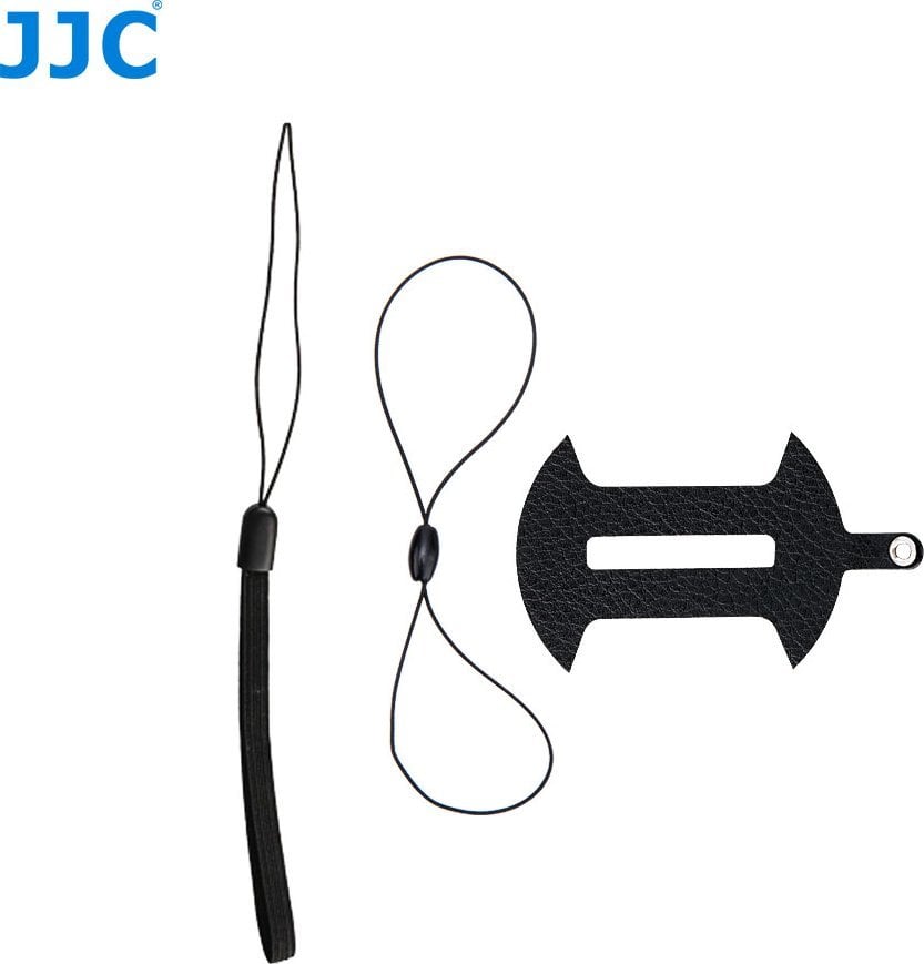 JJC JJC Uchwyt do dekielka, czarny ze smyczą CS-F62(II)