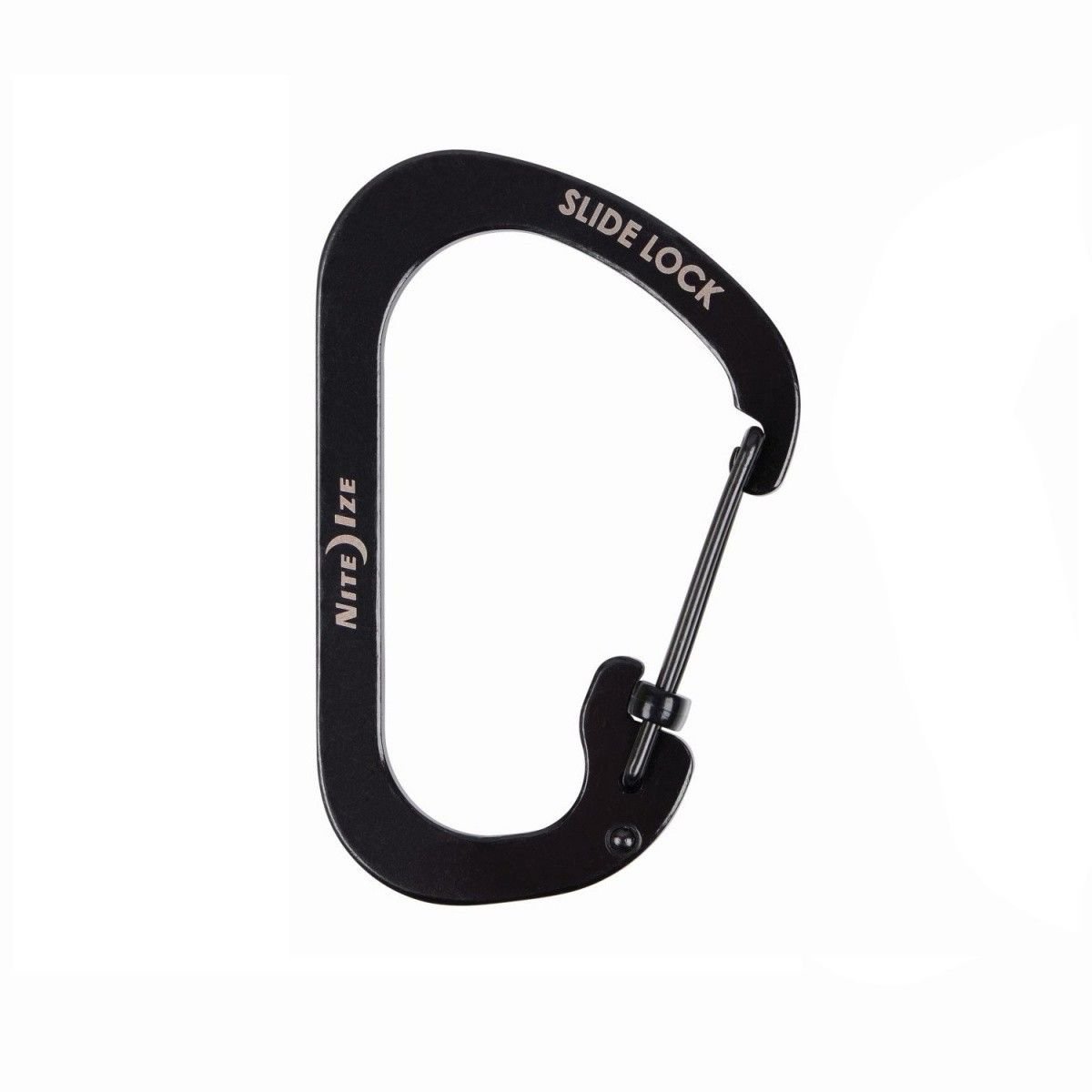 Nite Ize Karabińczyk SlideLock #4 stal nierdzewna czarny (CSL4-01-R6)