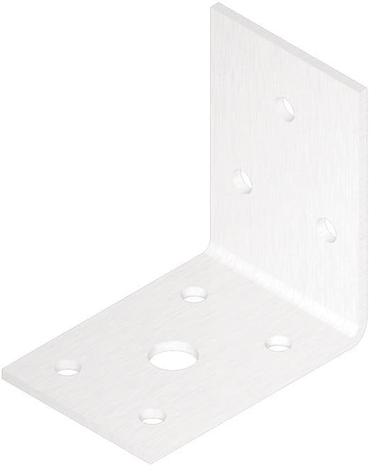 ANGLE BRAKET 50X50X35X2.0 WHITE