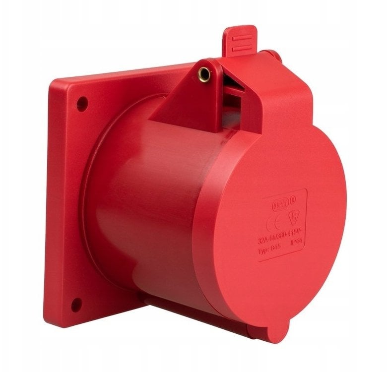 Gniazdo siłowe do wbudowania 32A 3P + N + uziemienie GSW-5-32/22