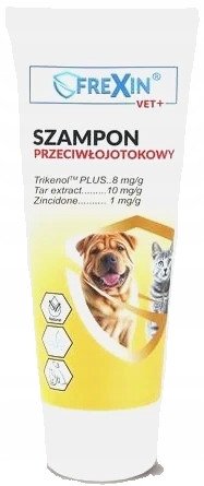 FREXIN VET+ SZAMPON PRZECIWŁOJOTOKOWY 220g DLA PSÓW I KOTÓW /10