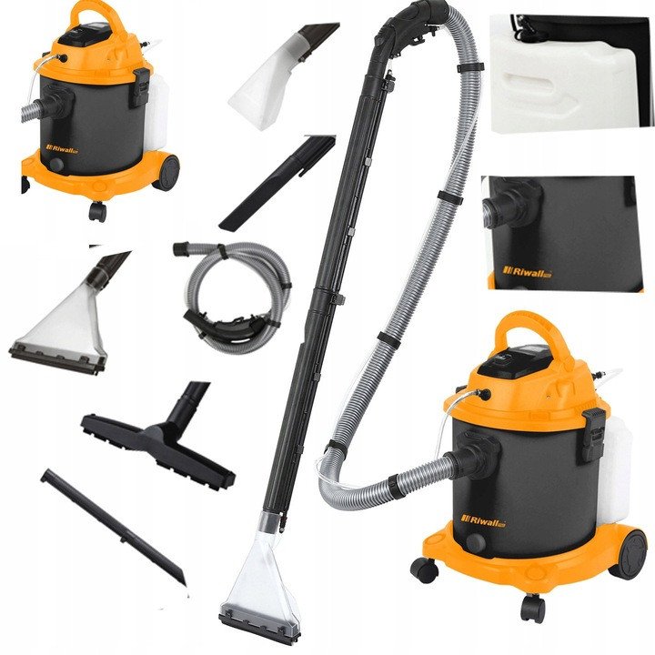 Odkurzacz piorący Riwall Odkurzacz piorący Pro Pierzok ROP-01 bezworkowy odkurzacz do prania