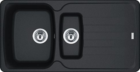 Zlewozmywak Franke Zlewozmywak 1,5-komorowy z ociekaczem Antea AZG 651 Fragranit+ onyx (114.0498.078)