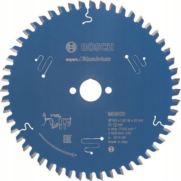 Bosch Bosch Circular Saw Blade EX AL H 165x20-52 - 2608644095