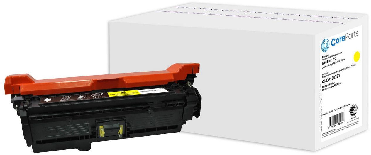 Toner CoreParts Toner Yellow 6260B002