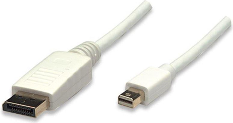 Kabel Techly DisplayPort Mini - DisplayPort 1m biały (305229)