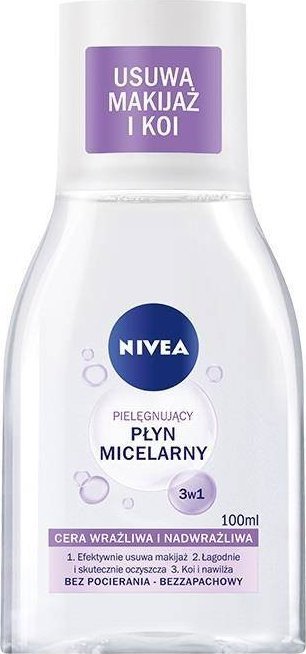Nivea MicellAir Skin Breathe pielęgnujący płyn micelarny do cery wrażliwej i nadwrażliwej 100 ml