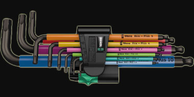 Wera Zestaw kluczy imbusowych hex typ L 1,5-10mm z kulką 9szt. (05073593001)