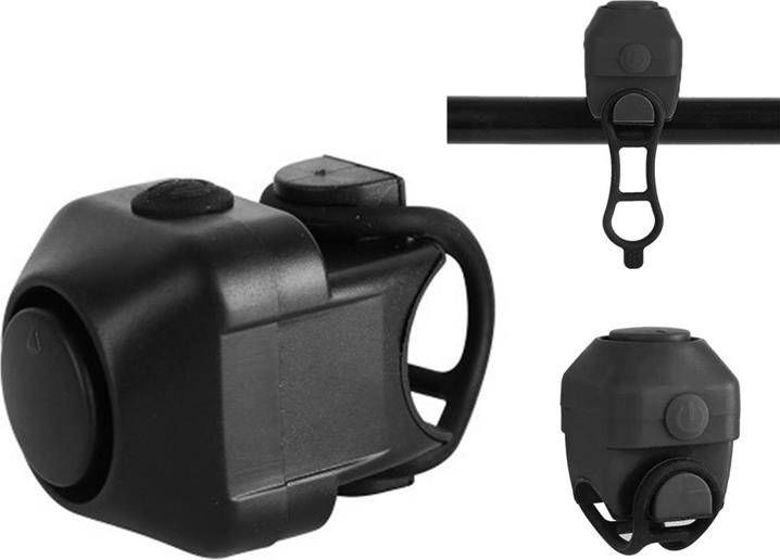 Aptel Ag496 Dzwonek Rowerowy Elektryczny Na Kierownicę Bezprzewodowy Czarny