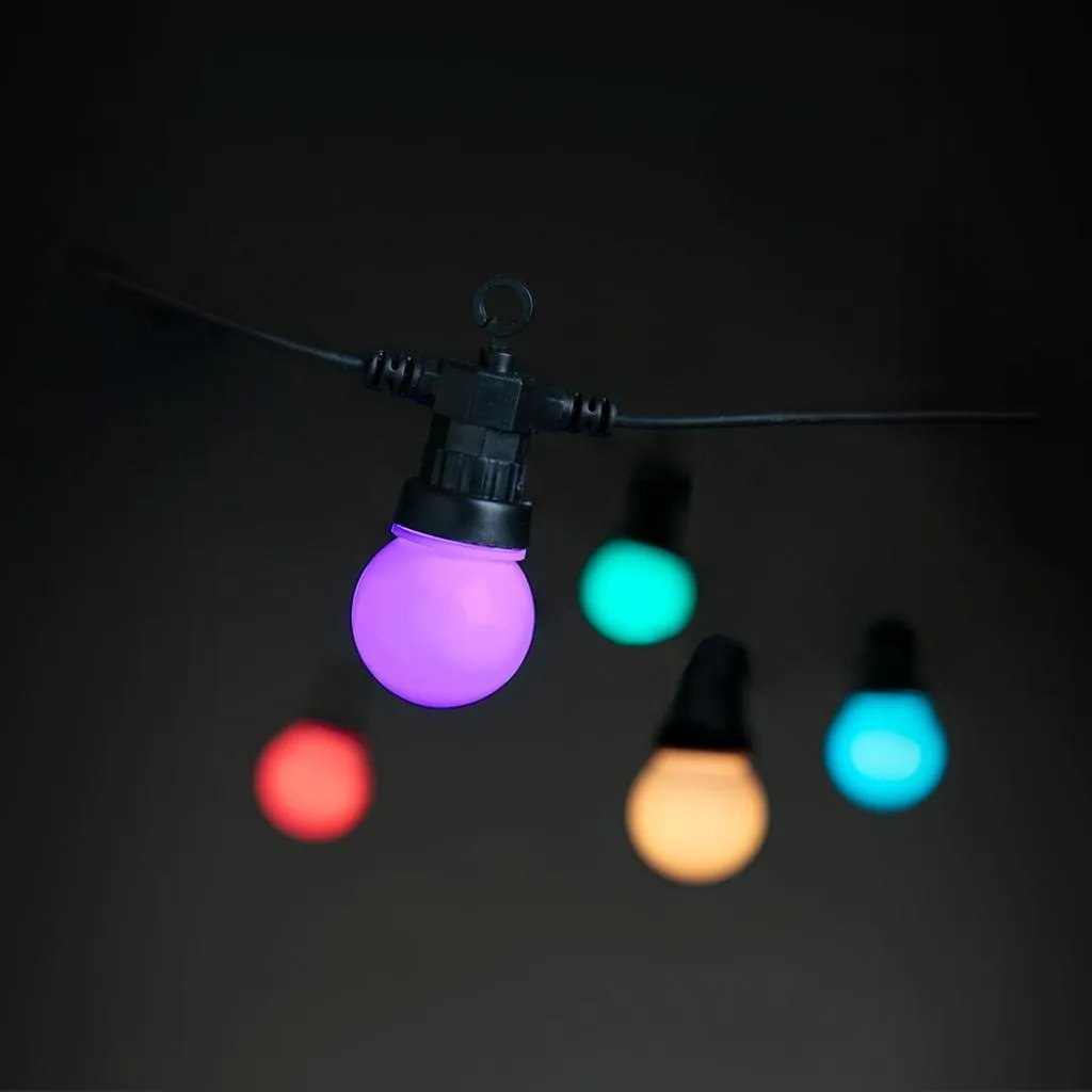 Lite Bulb Moments LBM 14m Smart Outdoor Light Chain - 15 x Globe 5cm