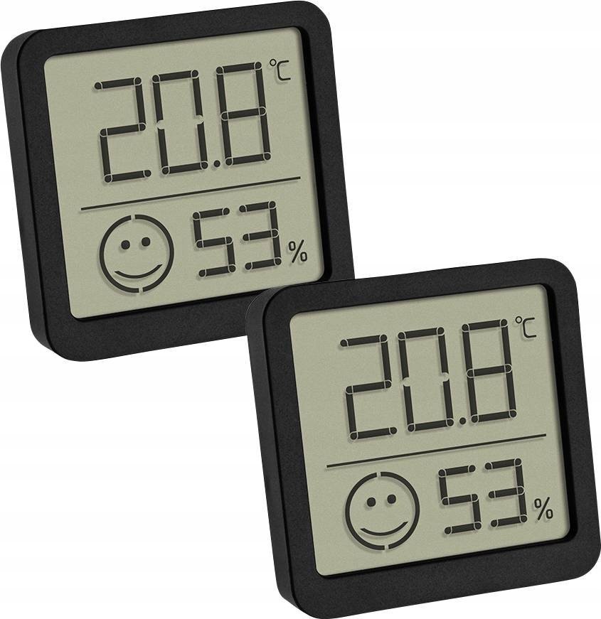 Termometr TFA TFA 30.5053.01.02 2er Set black Digital Thermo Hygrometer