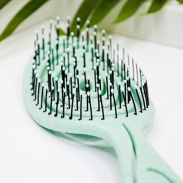 Yeye Szczotka BIO spiralna do włosów biodegradowalna YEYE Zielony