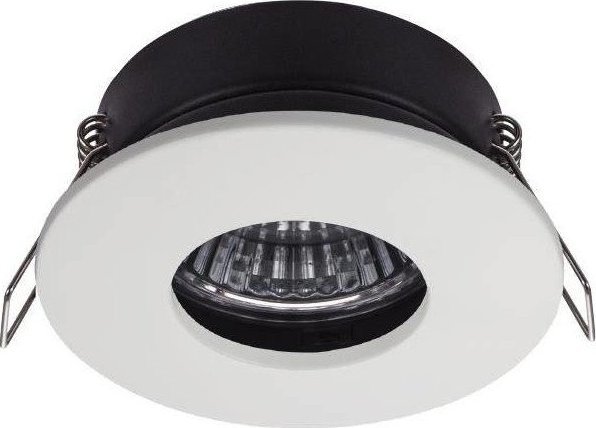 Candellux Okrągłe oczko wpuszczane SH biała lampa IP65 do łazienki