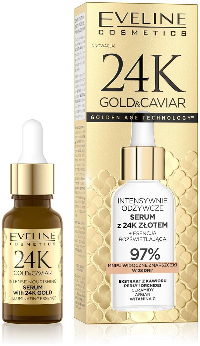 EVELINE 24K Gold&Caviar Serum odżywcze 18ml