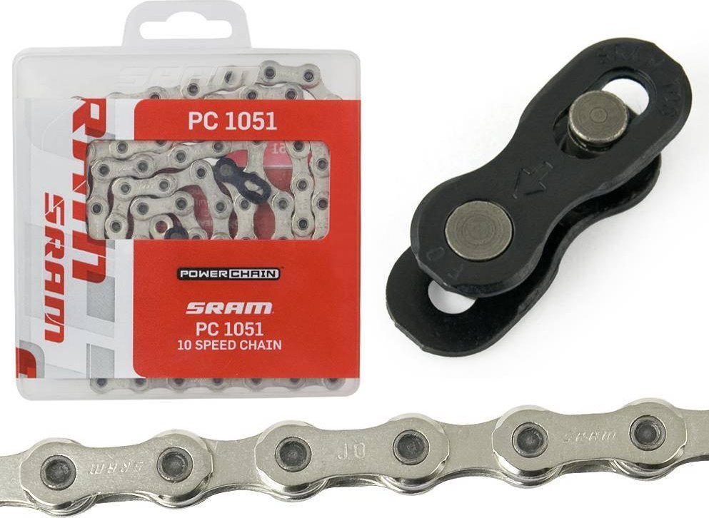 Sram Łańcuch Sram PC 1051, 10-rzędowy, 114 ogniw, spinka PowerLock