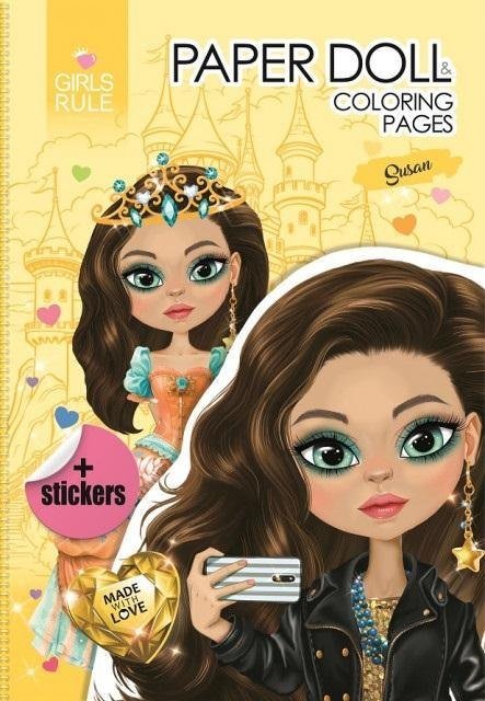 Midex Papierowa lalka do wycinania Susan