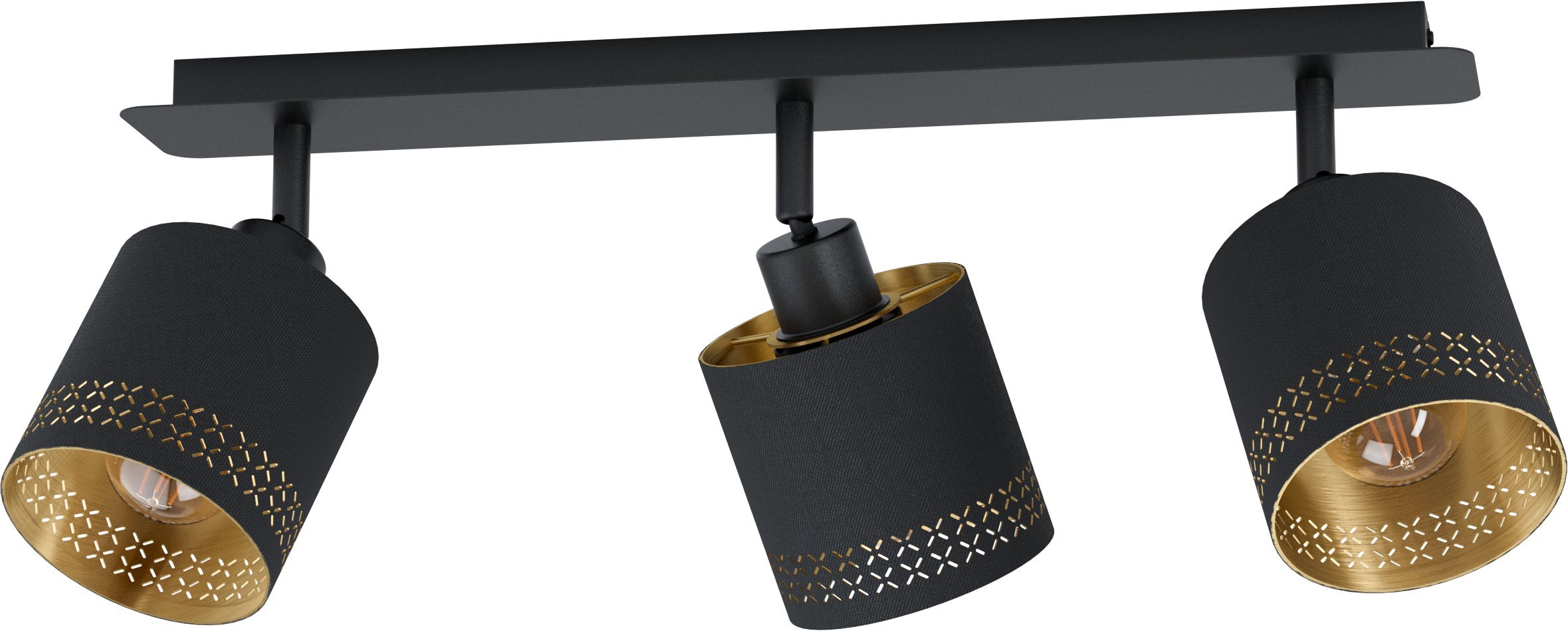 Spot light EGLO ESTEPERRA, 3 x E27, max 3 x 28 W, black/gold, 57.5 cm