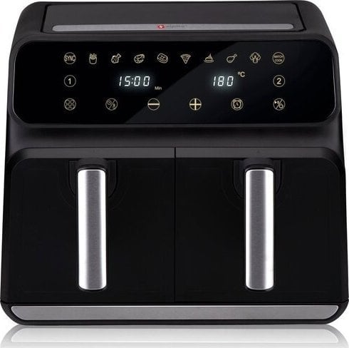 Alpina frytkownica beztłuszczowa 2x4 litry cyfrowy wyświetlacz Airfryer