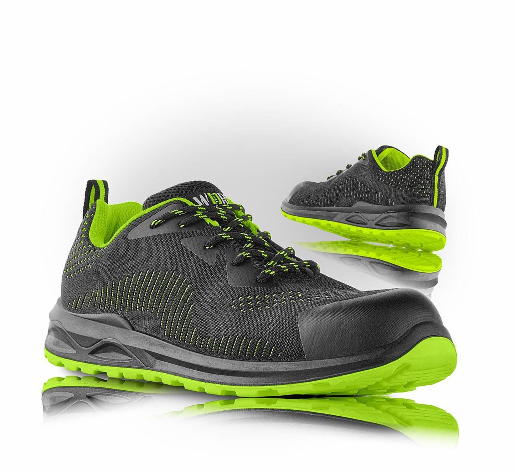 VM-3155-O1 - Półbuty robocze, tkanina poliestrowa, podeszwa PU/PU O1 SRA 40