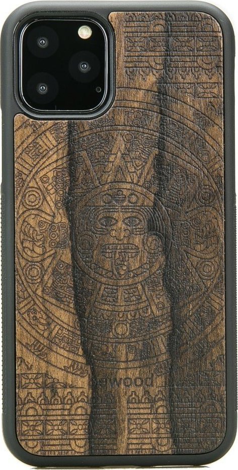 BeWood Drewniane Etui na iPhone 11 PRO KALENDARZ AZTECKI ZIRICOTE