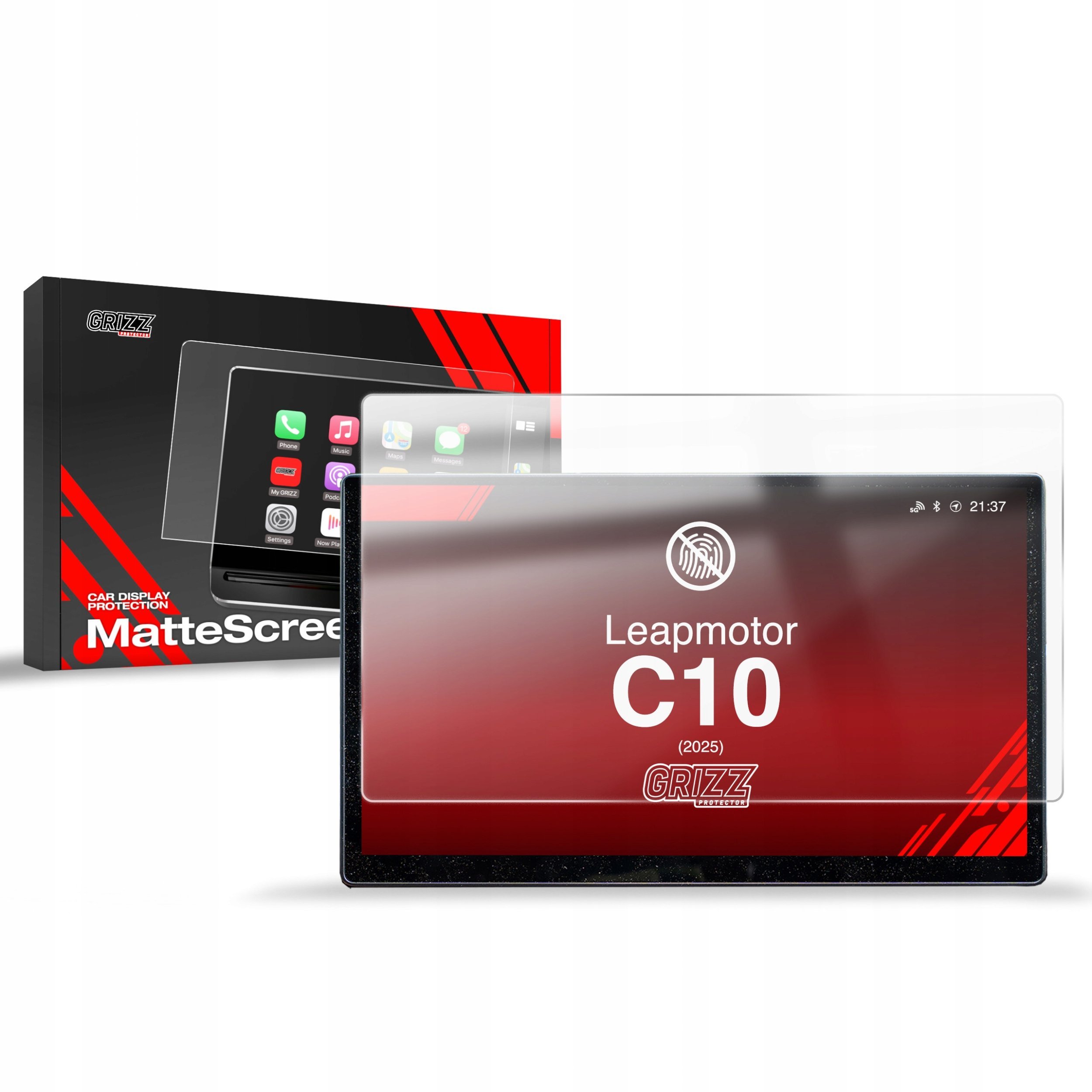 GrizzGlass Folia matowa CarDisplay Protection do Leapmotor C10 14,6" (2025)