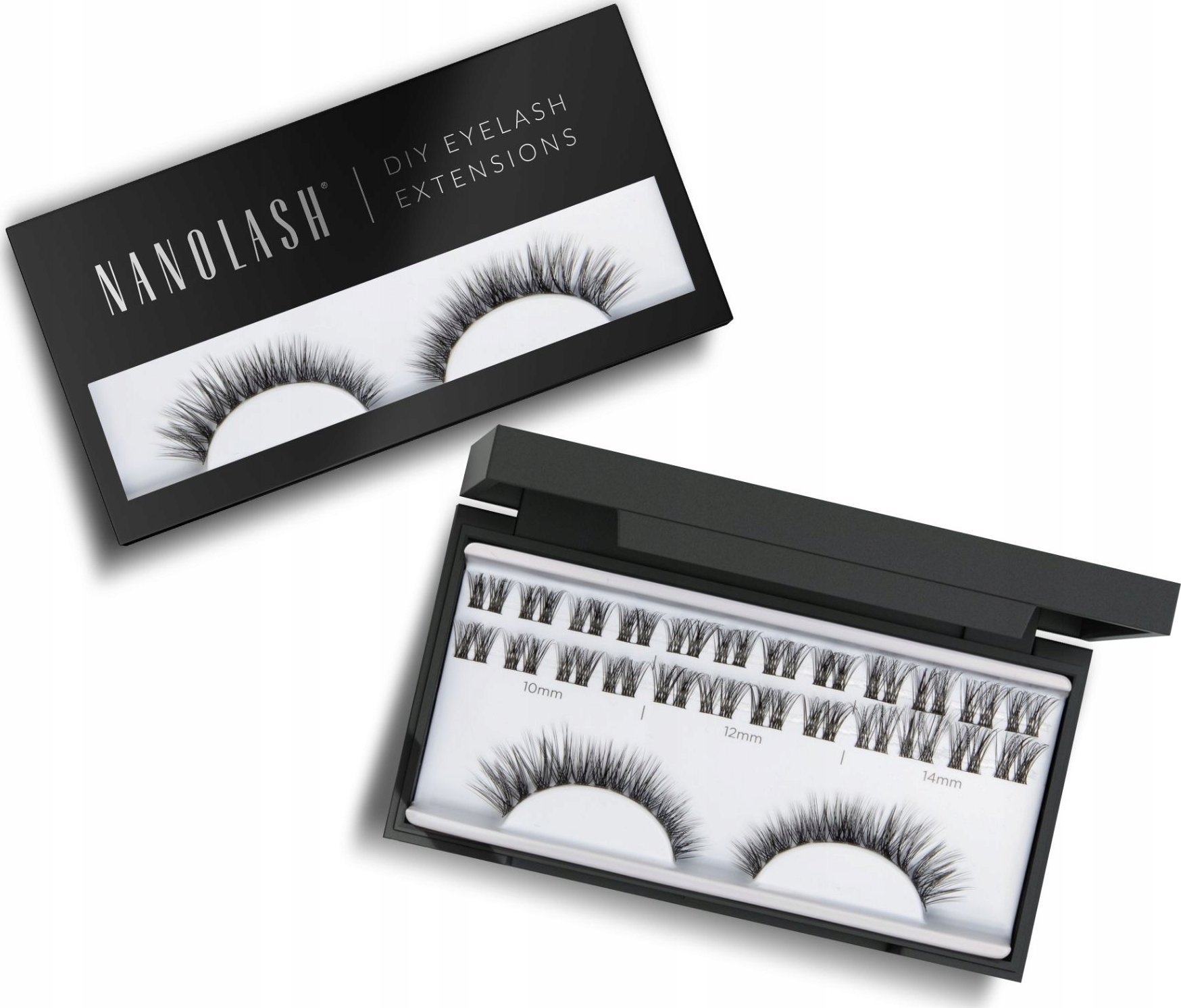 NANOLASH_Eyelash sztuczne rzęsy w kępkach Flirty 36szt.