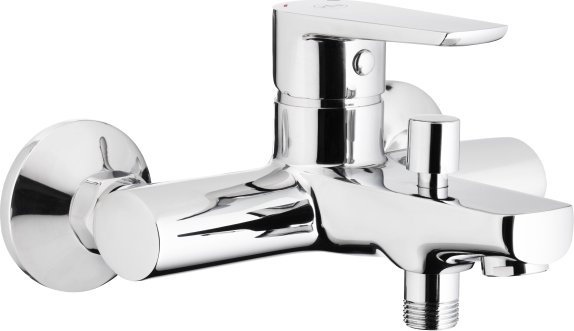 Bateria wannowa KFA Neon ścienne chrom (5224-013-00)