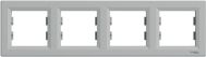 Schneider Electric Ramka 4-krotna pozioma aluminium (EPH5800461)