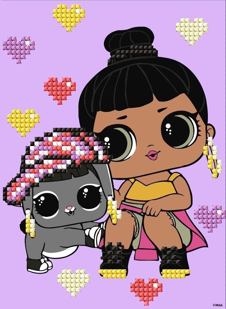 Diamentowa mozaika - LOL Honey Bun 15x20cm