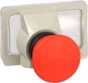 Schneider Electric Przycisk bezpieczeństwa 40mm do obudów czerwony przez obrót (GV2K011)