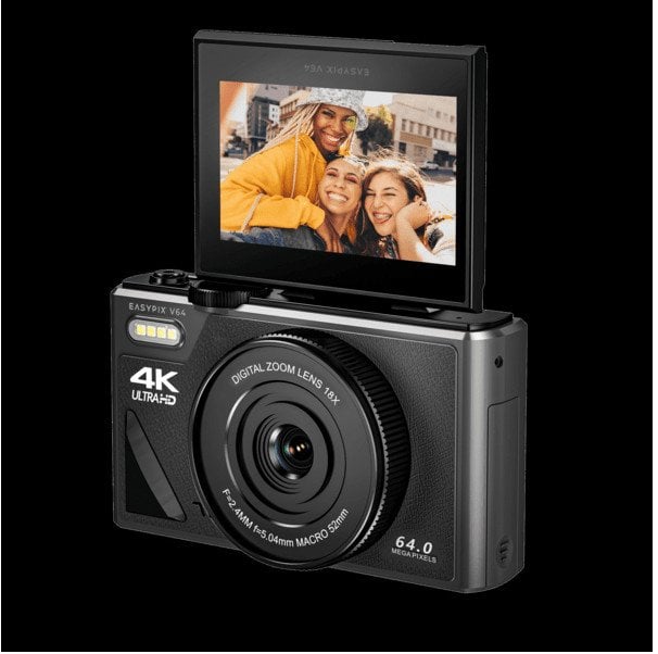 Aparat cyfrowy EasyPix V64 Flip czarny