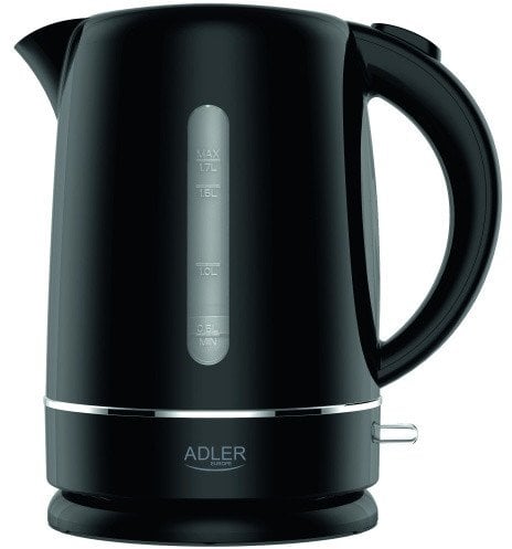 AD 1385 black Czajnik elektryczny 1,7l z filtrem antywapiennym i automatycznym wyłączaniem