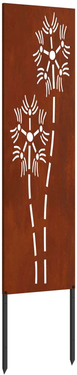 vidaXL Ekran zapewniający prywatność w ogrodzie Rdzawy 32 x 140 cm