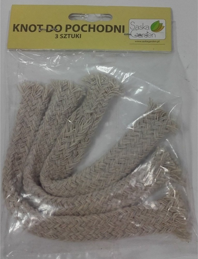 Saska Garden KNOT PŁASKI DO LAMPY NAFTOWEJ I POCHODNI 13x1,2x0,5 CM - ZESTAW 5SZT