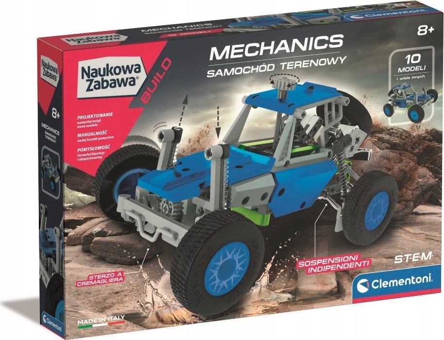 Clementoni Clementoni Naukowa zabawa. Build. Samochód terenowy 50918