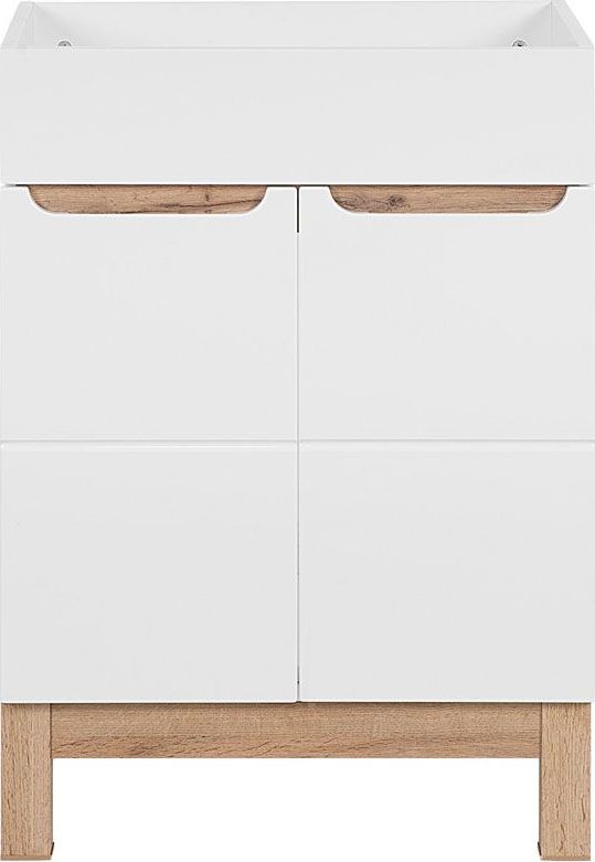 Elior Szafka pod umywalkę Marsylia 3X 60 cm - Biały połysk