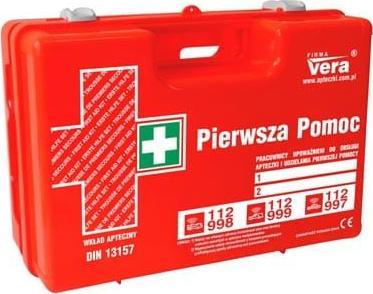 Vera Przemysłowa apteczka pierwszej pomocy TOP 20 DIN13157 w walizce z tworzywa ABS