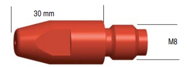 Lincoln Electric Końcówka prądowa M8 x 1,6mm ECU (KP10445-16)