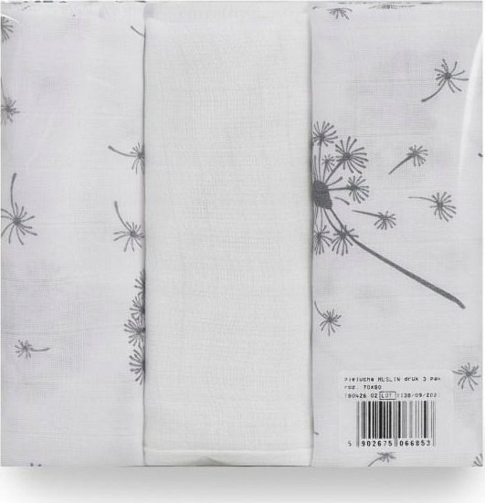 Pielucha muslin 3 pak 70x80