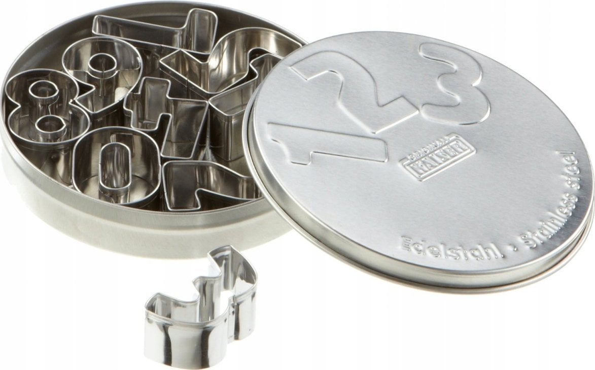 Kaiser Zestaw foremek do ciastek cyferki 0-9