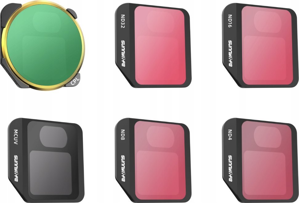 SunnyLife FILTRY ND 4/8/16/32 CPL MCUV DO DJI MAVIC 3 - 6 SZTUK