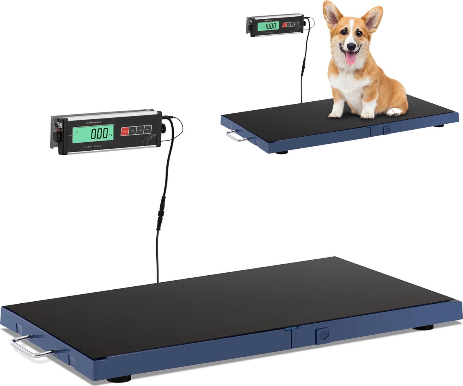 Steinberg Waga platformowa weterynaryjna dla zwierząt 96.5 x 51 cm 180 kg / 50 g Waga platformowa weterynaryjna dla zwierząt 96.5 x 51 cm 180 kg / 5