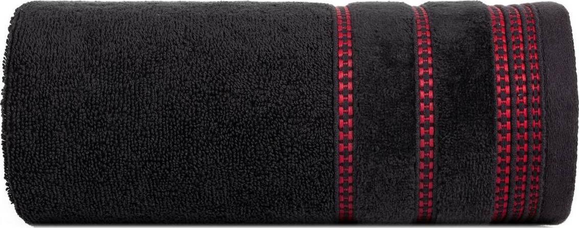 Eurofirany Ręcznik 70 x 140 Eurofirany Amanda 08 500GSM Czarny